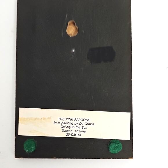 Ted Degrazia Vintage Trio of Framed Indian Children Art Prints 5" x 3.5" - Picture 6 of 10